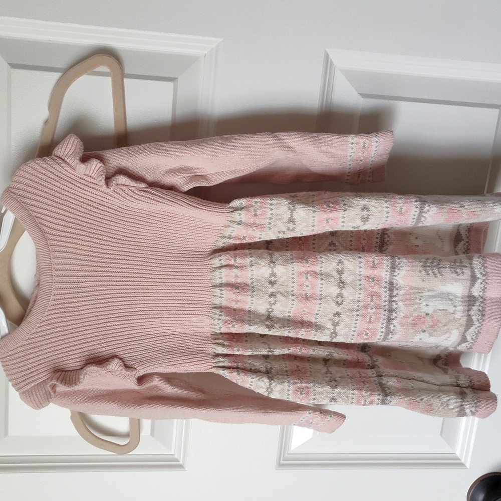 Girl sweater dress